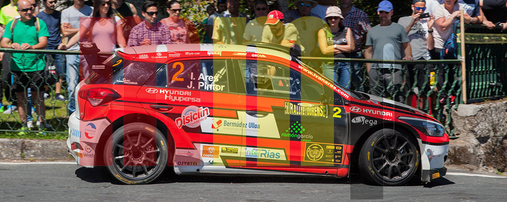 Iván Ares en el Rallye de Ourense