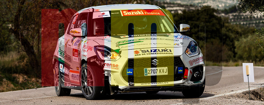 Óscar Sarabia se proclamaba Campeón de la Copa Suzuki Swift en un complicado Rallye de La Nucía