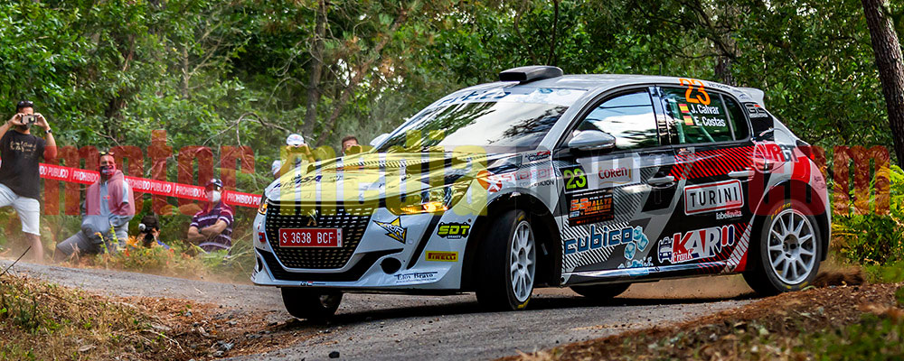 José Calvar fue rápido con el Peugeot 208 Rallye 4